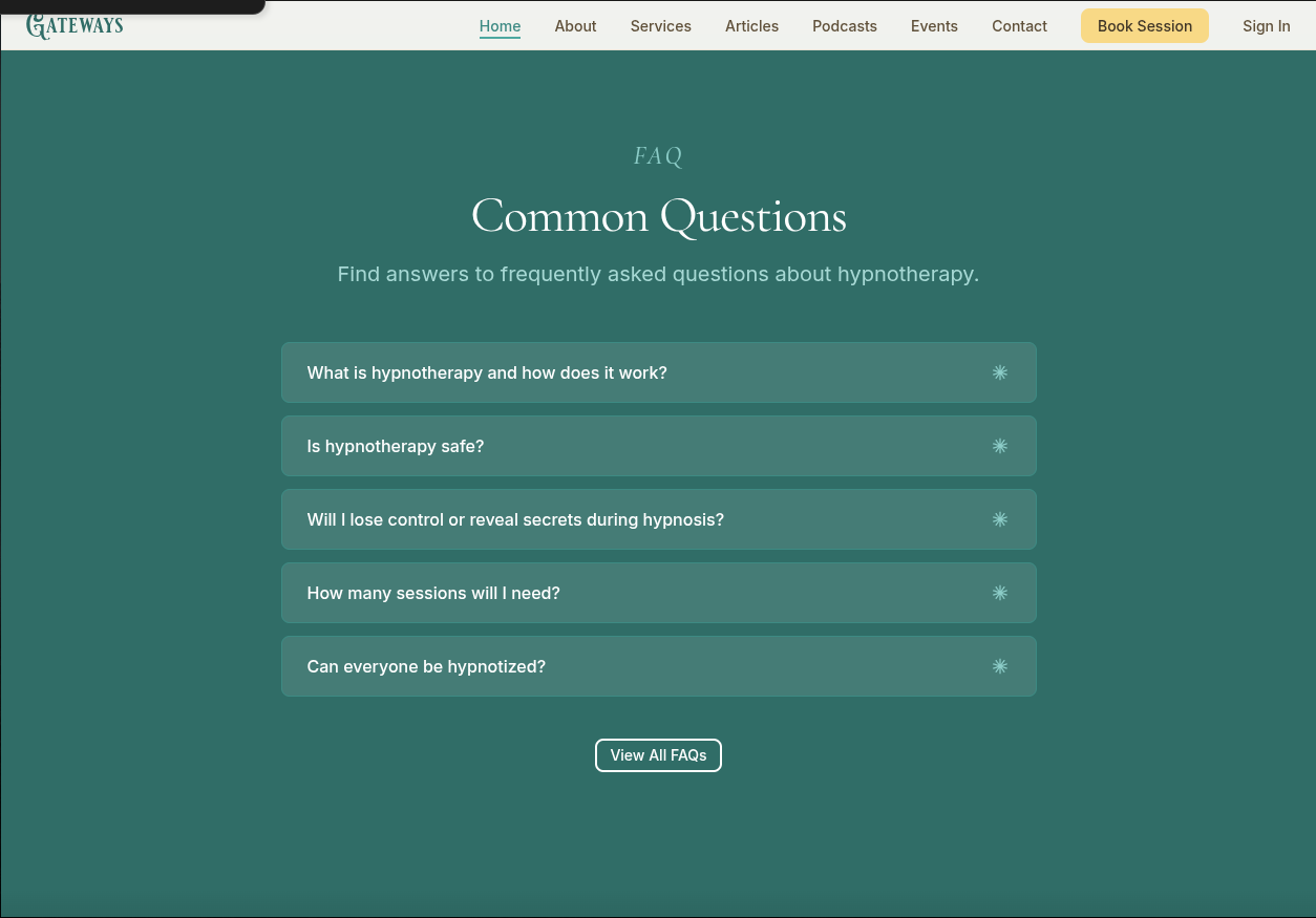 Client portal dashboard - personalized wellness journey